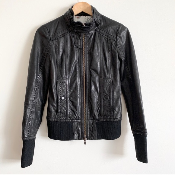 Mackage for Aritzia Ellie Black Leather Jacket - Picture 5 of 13